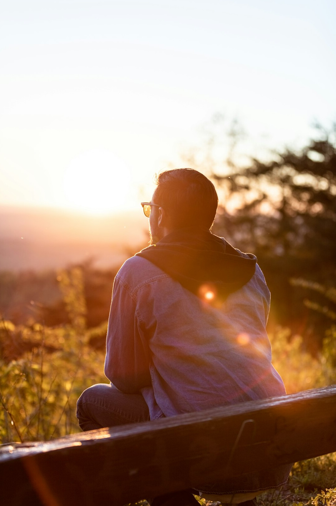 person reflecting on personal growth