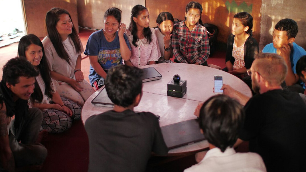 diverse group sharing experiences